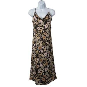 H&M Slip Dress Womens Small Y2K‎ Babydoll Fairy Floral Flowy Midi Romantic Boho